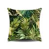 New Nap Pillow Green Leaves Sofa Plush Pillow Cover Home Bedroom Sofa Summer Pillow Cover