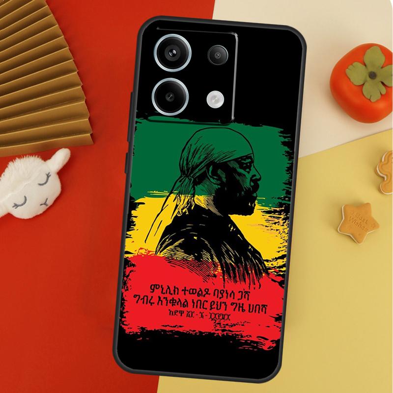Emperor Menelik Ii Of Ethiopia Adwa Case For Xiaomi Redmi 14C 13C 10C 12C Redmi Note 9S 10S 11S 12S 9 10 11 12 13 14 Pro Cover