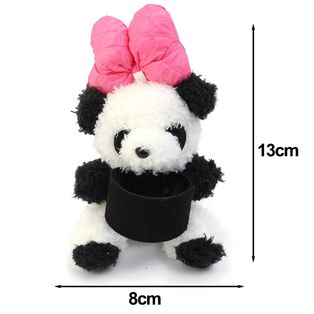 Auto Schalthebel Riemen Deko Ornamente Lenkrad Dekoration Blinker Scheibenwischer Ganghalter Dekorative Panda Puppe