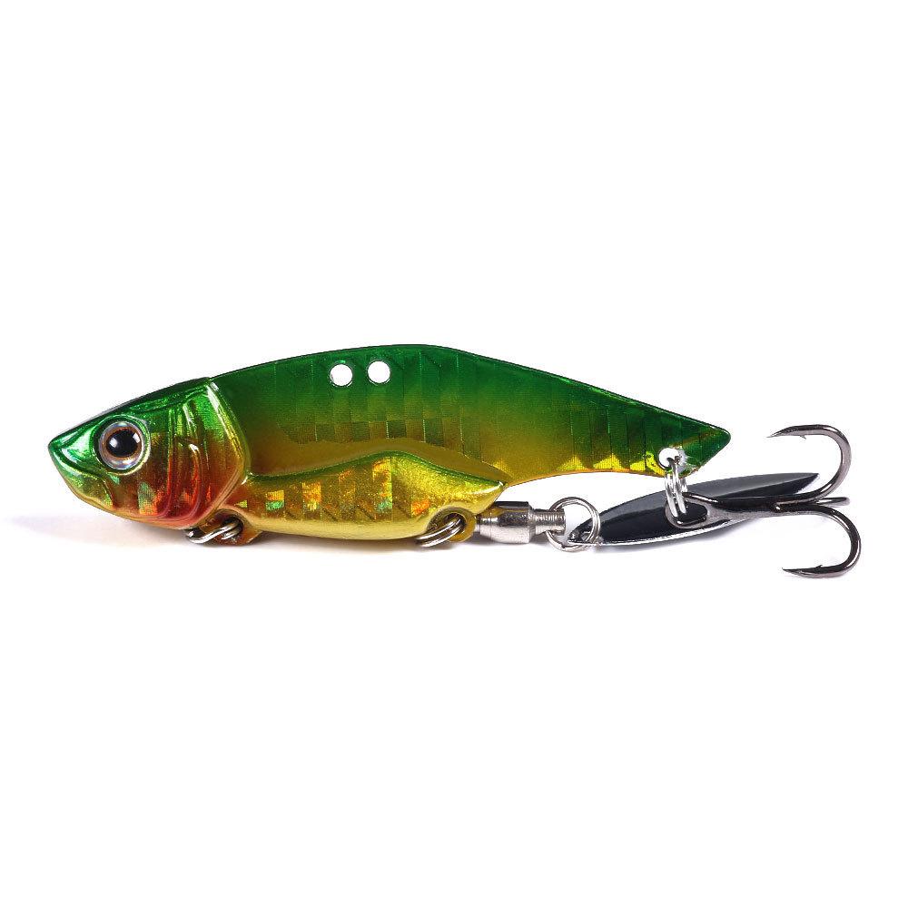 Freshwater Bass Lure BaitVIBRotating Sequin Blood Groove Hook5cm12g16g10No.12No.