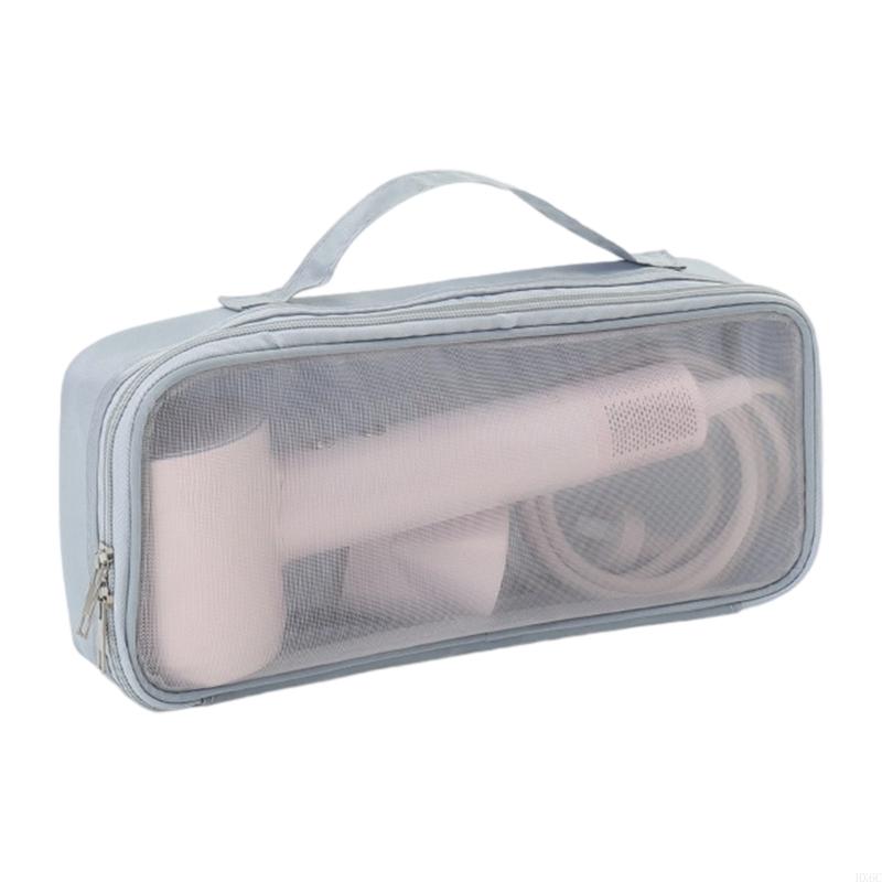 Lightweight Nylon Protector Sleeve For Blow Dryer Flat Irons Heat Resistant Interior Secure Zippered Closure Holder HX6C