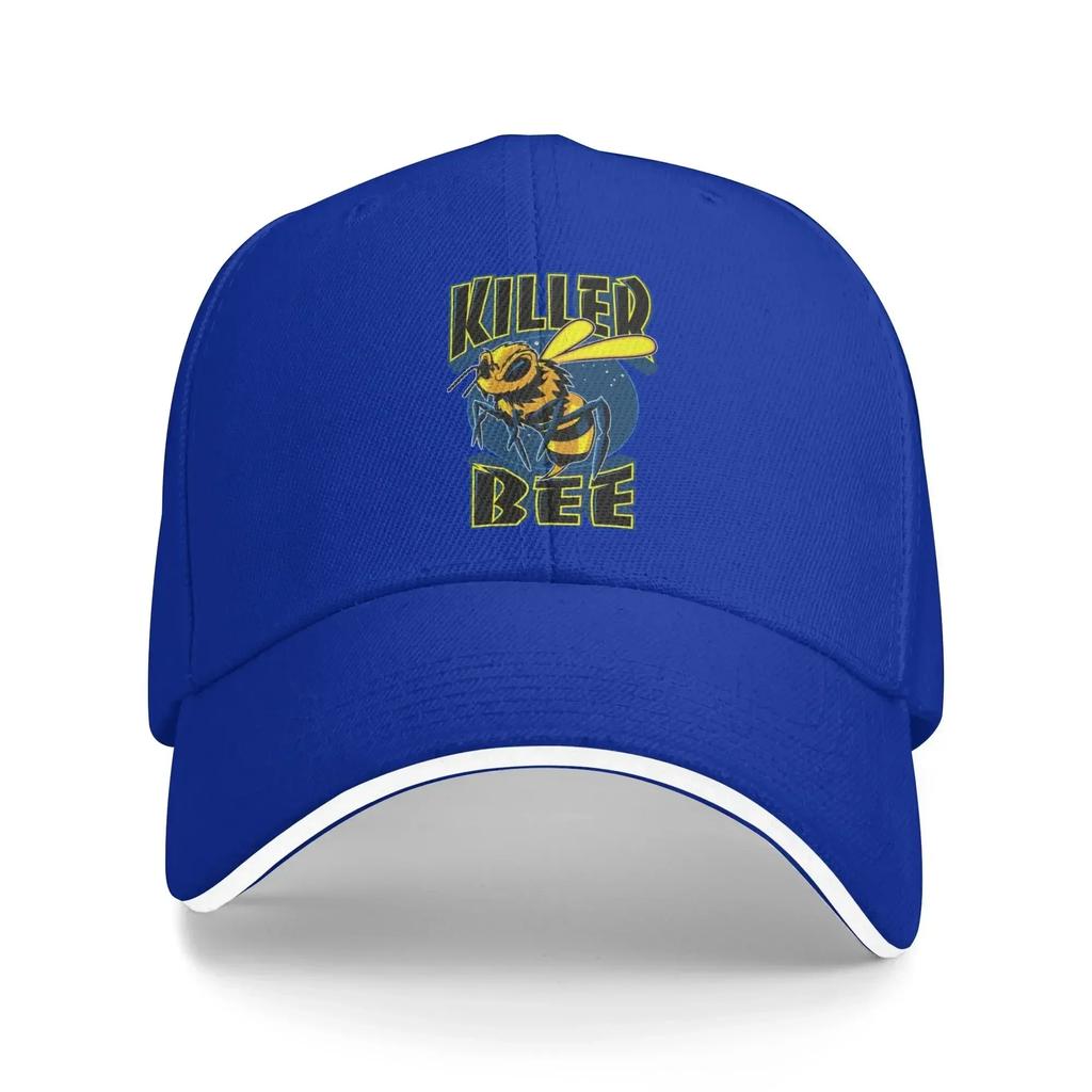 Killer Bee Sun Baseball Cap Cartoon Pattern Summer Trendy Trucker Hat For Couple Women Outdoor Gym Baseball Caps