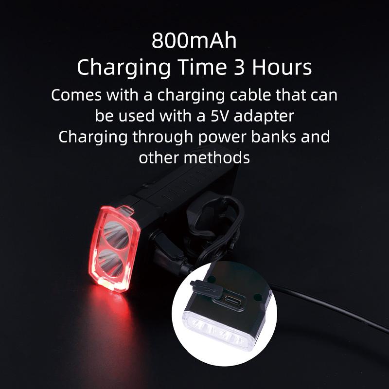 Waterproof Bicycle Headlight Rechargeable Night Riding Light Mountain Bike and Road Bike Universal Light Bicycle Light