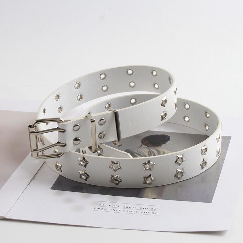 Ceinture rétro punk hip-hop pour femme – Accessoire étudiant de style européen et américain