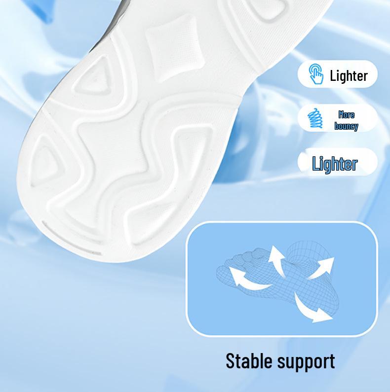 Boys' and Girls' 2025 New Style Waterproof Leather Running Sneakers with Rotating Button