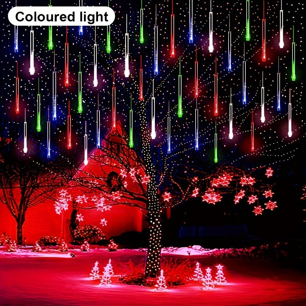 

1pc Meteor Shower Rain Lights,Drop Icicle Snow Falling Raindrop Cascading Lights for Garden Christmas Halloween decorations