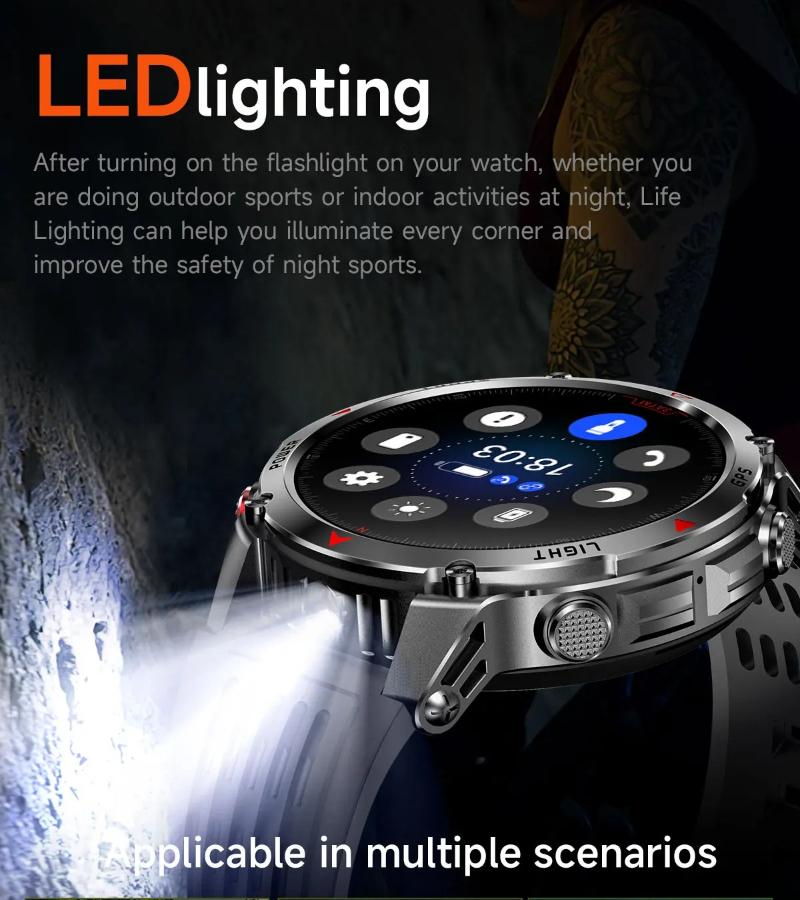 2026 T-Rex 3 Ultra GPS Smartwatch 10ATM Wasserdicht Dual-Band GNSS Kompass Militärstandard Saphirglas Anrufe Lange Akkulaufzeit Herren Outdoor Smartwatch