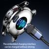 Fast Charging Aluminum USB C To USB A Charging Cord Soft Braided For Watches Power Cord