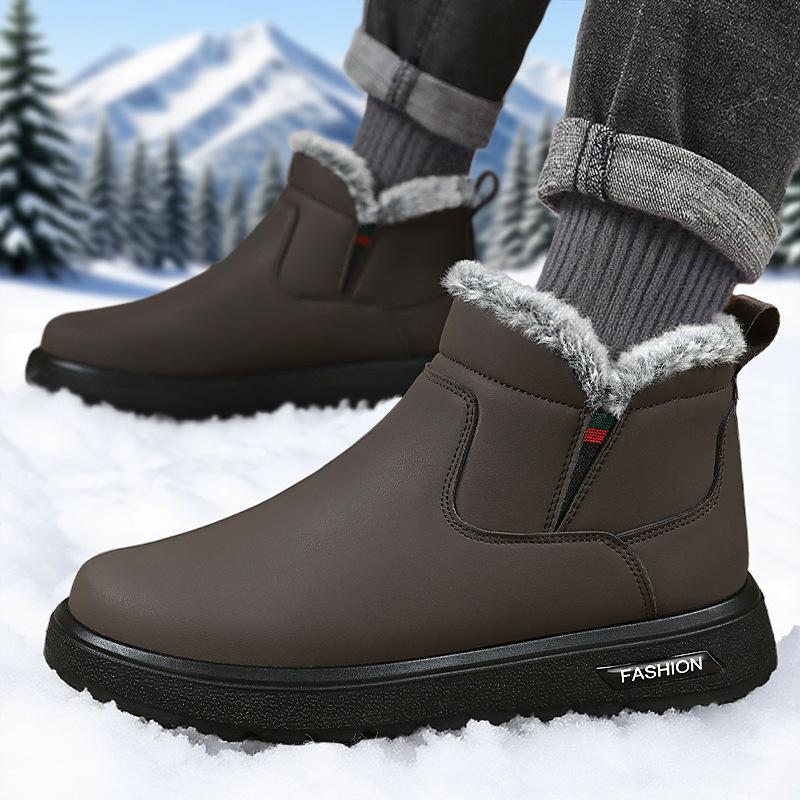 Cotton shoes men's shoes new men's boots large size thermal boots men's high-top snow boots piled thickened cotton boots