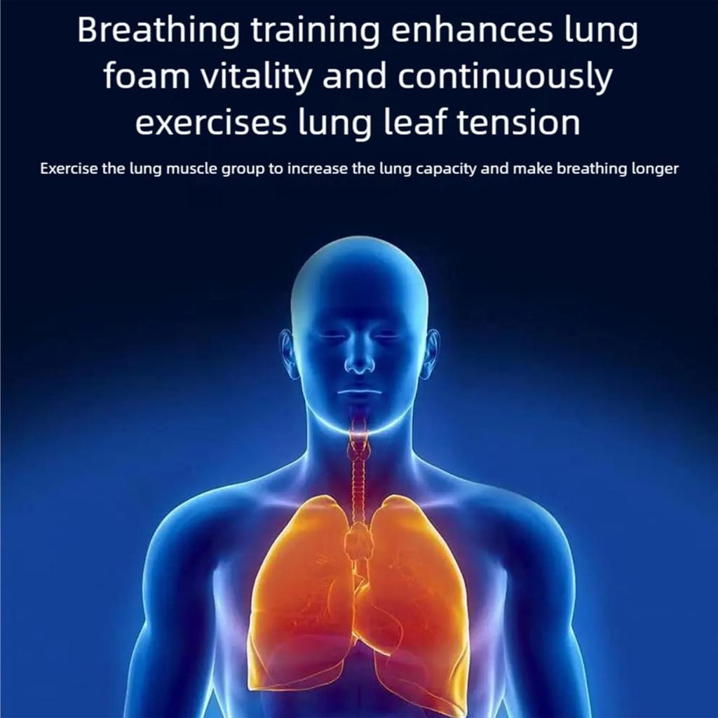 Inex Trainer, Inex Smart Trainer, Z wyświetlaczem, Przenośne urządzenie do ćwiczeń oddechowych, 3 poziomy oporu do ćwiczeń oddechowych, Poprawa wytrzymałości