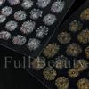 New Nail Art Stickers 5 Laser Gold Bright Fireworks Nail Art Sticker Set