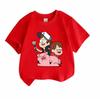 Kids Boys Girls 100% Cotton Crew Neck Short Sleeve T-Shirt,