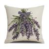 Simple Lavender Throw Pillow Covers With Digital Printing Of Short Plush Fabric Car-Shaped Sofa Cushion For Office Home Decor