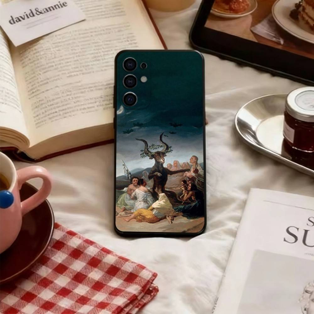 

Spain Francisco Goya Art Phone Case For Samsung S25,S24,S21,S22,S23,S30,Ultra,S20,Plus,Fe,Soft Silicone Black Cover Samsung S21Ultra