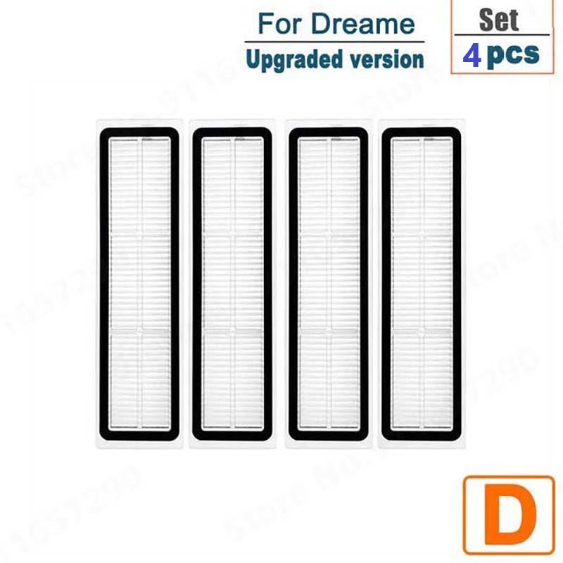 For Xiaomi Dreame D9 Bot L10 Pro Spare Parts Side Main Brush Filter Mop Cloth Robot Vacuum Cleaner Accessories Set For Home