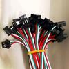 5-50pairs Male/female Connecting Wires Led Connector Plug Jack Terminal Cable PVC Plastic LED Flashing Light Strips Terminals