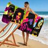 Tokio Hotel Print Beach Towel, Large Soft Quick Dry Towel for Beach Camping Swimming