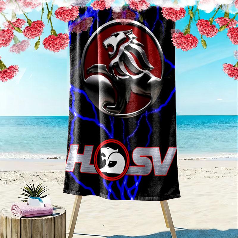 Holden Print Beach Towel, Large Soft Quick Dry Towel for Beach Camping Swimming