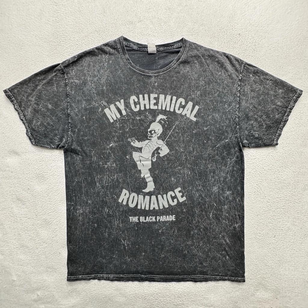 My Chemical Romance The Black Parade Stone Wash Band Shirt Size L/ xL