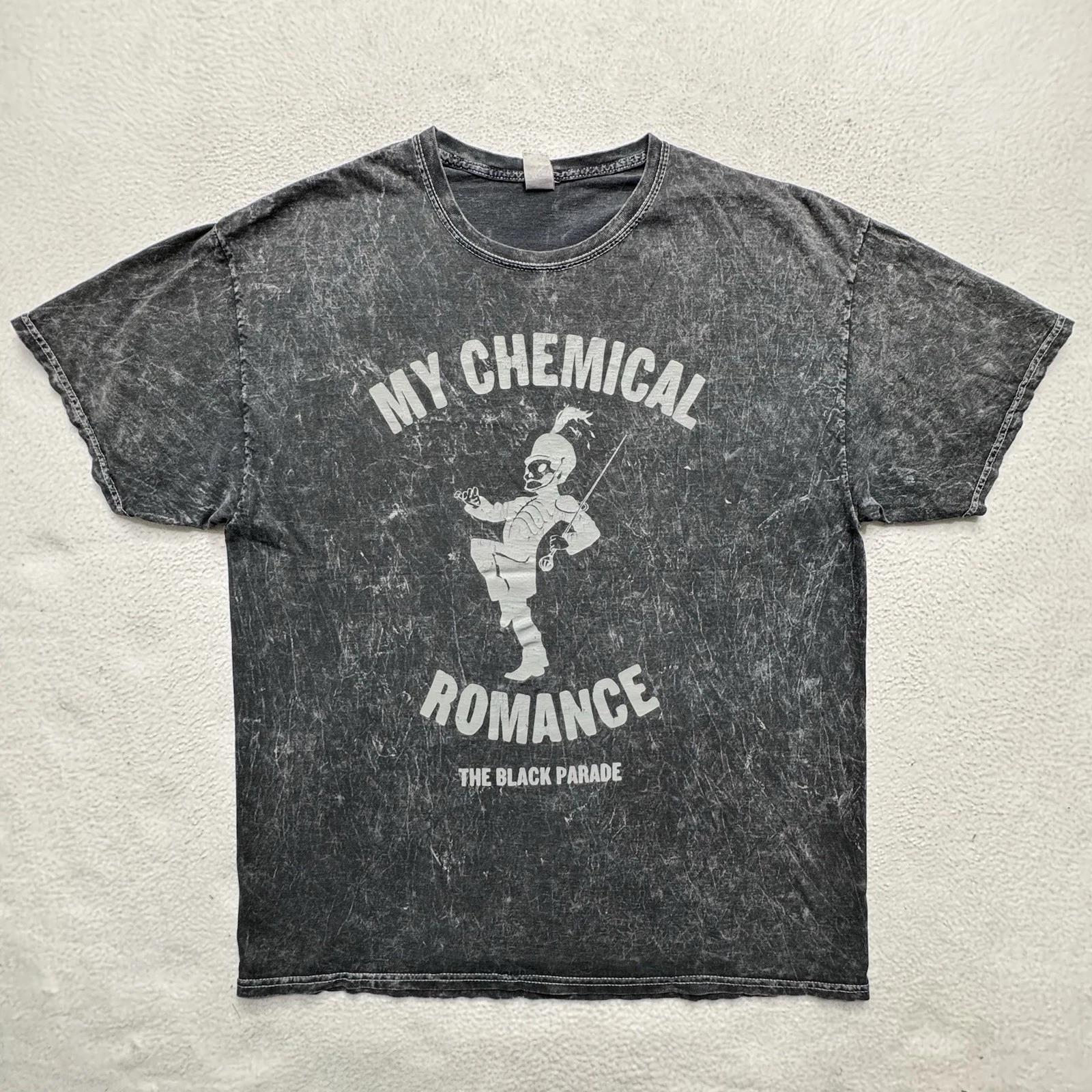 

My Chemical Romance The Black Parade Футболка с принтом Stone Wash Размер L/XL XL