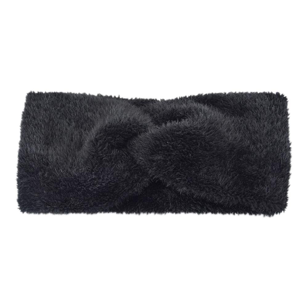 Europeisk og amerikansk plysj kryssstrikket pannebånd: Varme høst/vinter ørevarmere og hårtilbehør