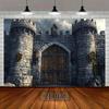 Renaissance Faire Castle Backdrop - Medieval Fortress Door Photo Prop