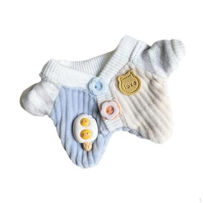15-17cm Plush Doll Clothes Jumpsuit Comfortable Stylish Cute Accessories
