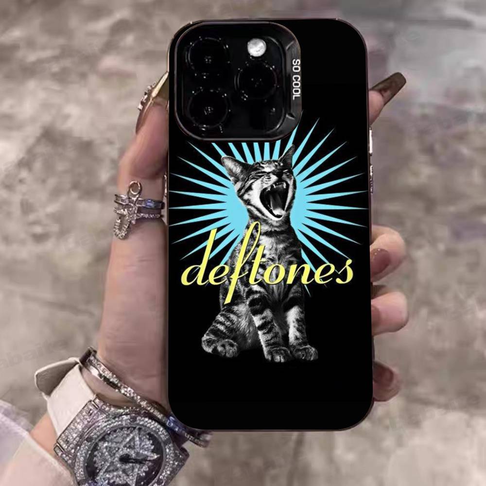 

Alternative Metal Band Deftones Phone Case For IPhone 17 16 15 14 11 12 13 Pro Max Pro Plus Colored Silver Cover iPhone 17