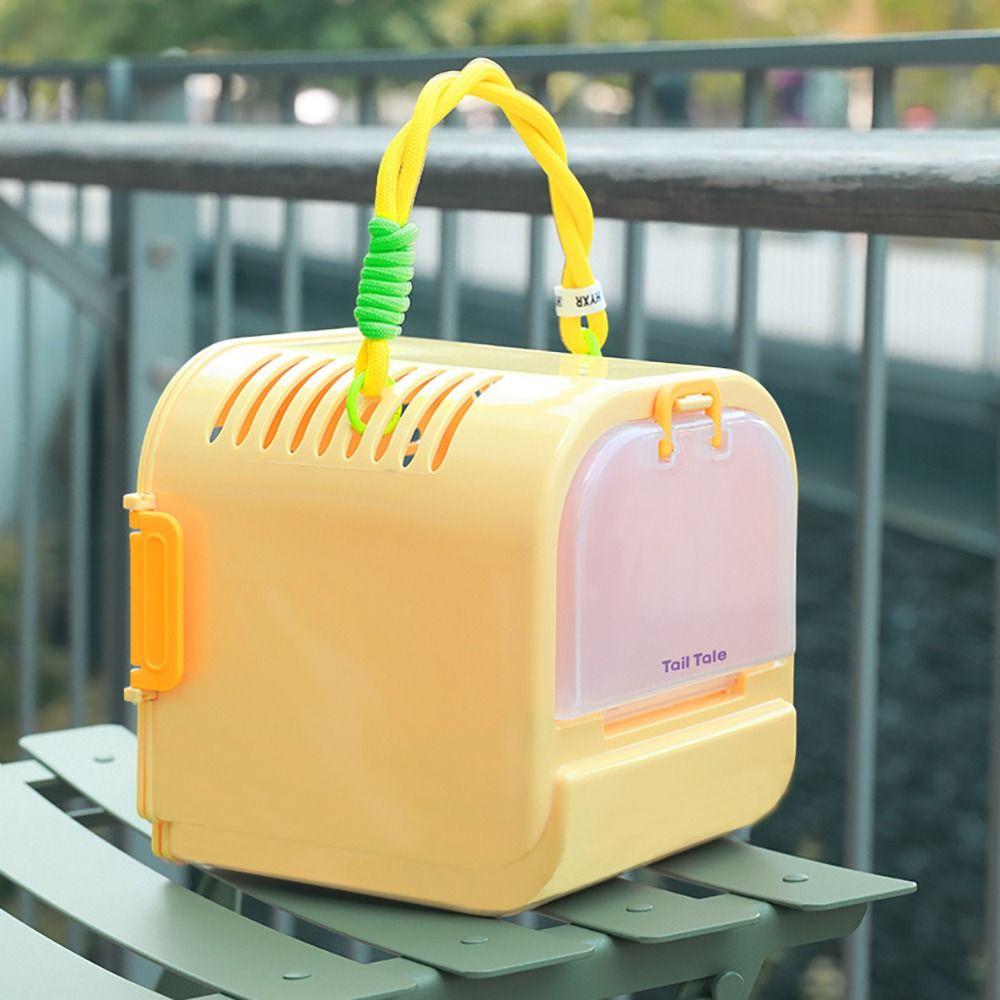 Velký prostor Křeček Přepravka Klec Prodyšná Malé zvíře Větraná Klec Křeček Přepravní pouzdro Křeček