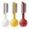 Freistehendes 3-in-1-Schälmesser mit Bürste, scharfe Edelstahl-Schälwerkzeuge, ergonomischer ABS-Griff für Kartoffel-/Karotten-Küchenhelfer, Geschenk