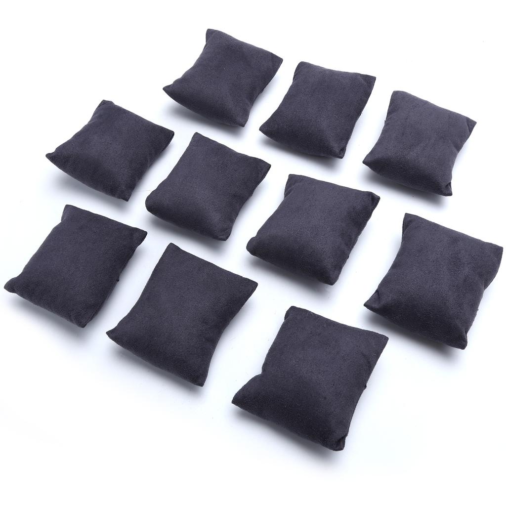 10pcs Watch Display Pillow Bracelet Holder Jewelry Cushion Accessories Gray Blue