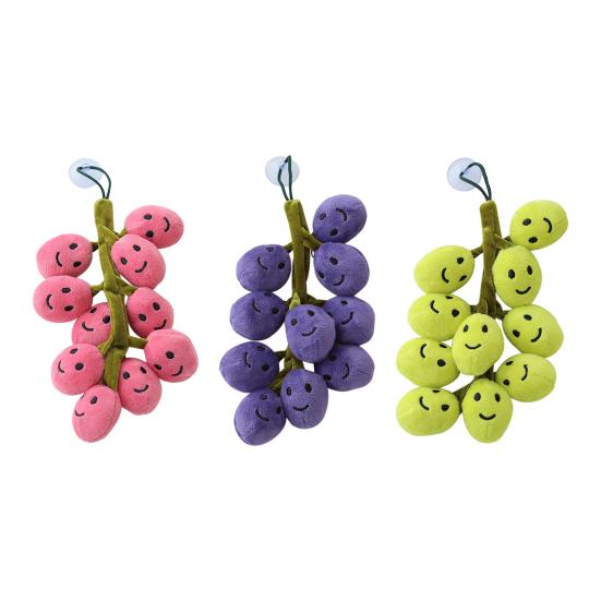 Simulace plyšových hraček z hroznů 20/26 cm Vycpané plyšové hračky realistické panenky Kreativní dekorace z hroznů Přívěsek na batoh Ovocné panenky pro děti Domácí dekorace do pokoje