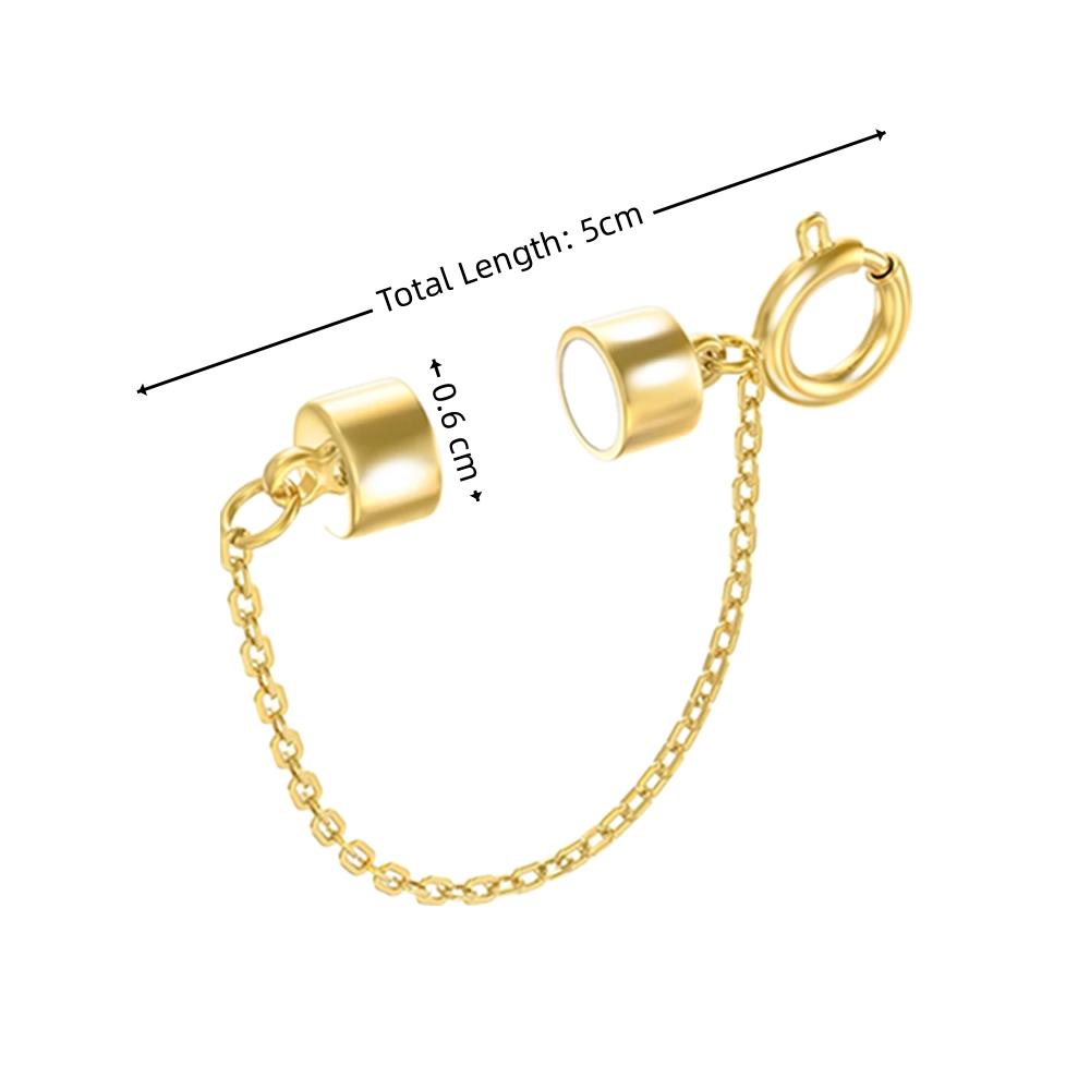6pcs Magnetic Bracelet Extender with Safety Chain Necklaces Converter  for Girls