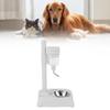Stående vattendispenser för husdjur med skål i rostfritt stål, hög höjd, katt, hund, vattenmatare, automatisk vattendispenser för husdjur, 500 ml