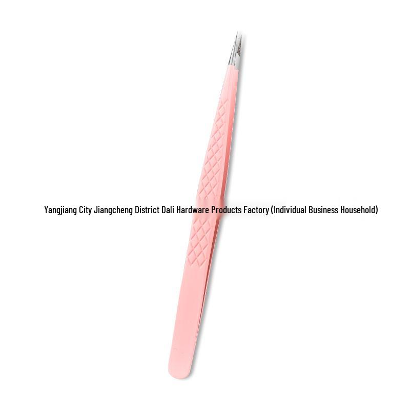 Precision Fiber Tip Eyelash Tweezers for Detailed Grafting and Blooming