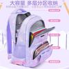 Elementary School Bag For Girls, Grades 1 To 6 For Girls, Large-Capacity Waterproof Three-Piece Backpack And Spine Bag.