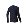 Fila Fitness Series Letter Logo Printed Round Neck Sports Knit Top Men Tops Dark-Blue A11M311205FNV