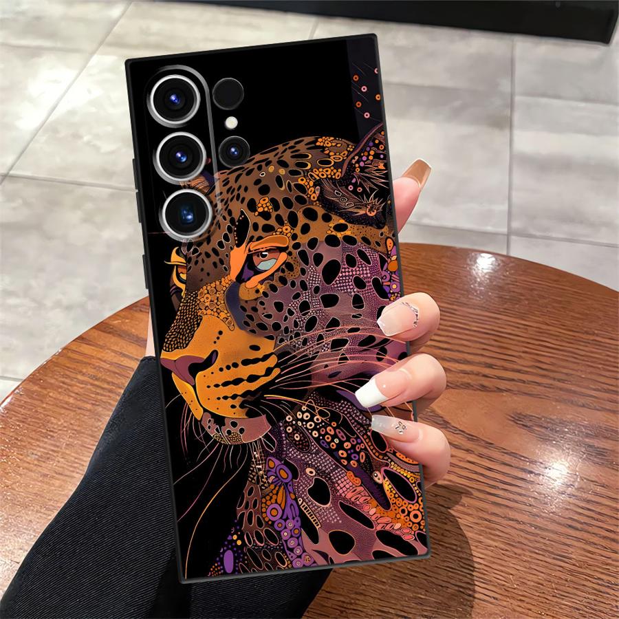 Cool Tiger Leopard Funda Phone Cover Case for Samsung Galaxy S26 S10 S9 Note 20 Ultra 8 9 10 S23 S20 S24 Plus S21 FE S25 Ultra
