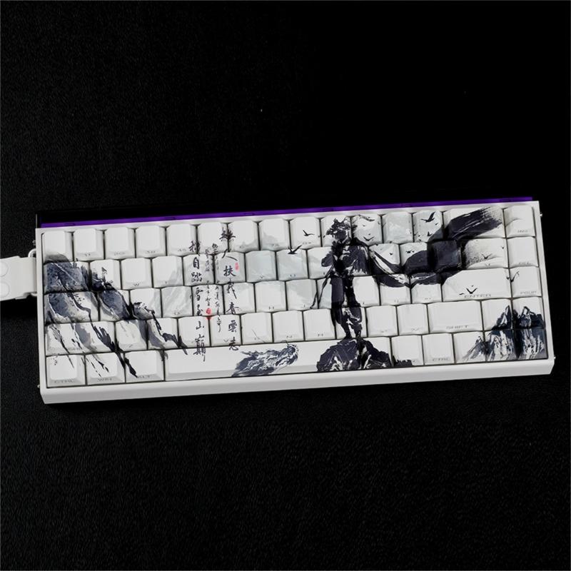 Original Profile Keycaps PBT Material Dyes Sublimations Side Print Keycap For Small Mechanical Keyboards 60% 68% Layout