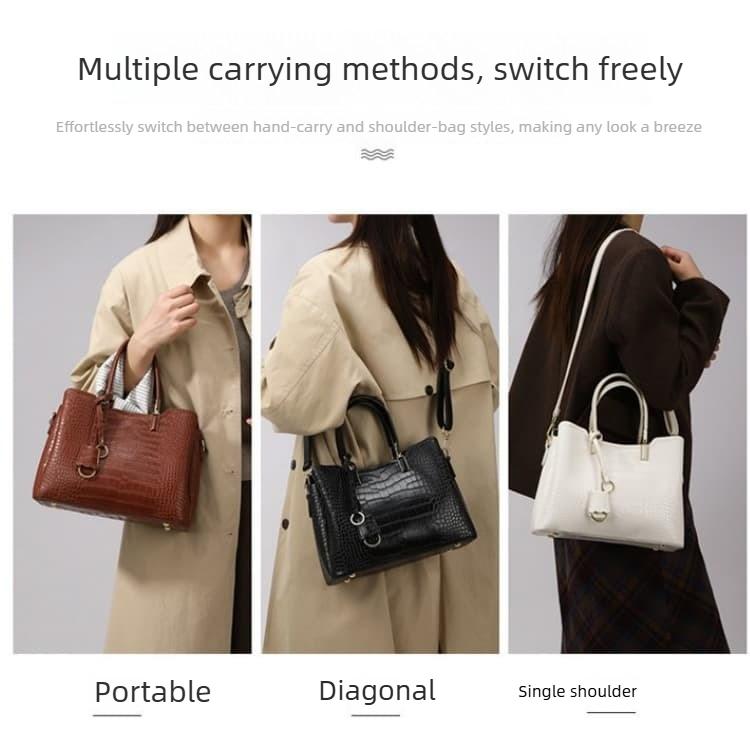 Crocodile Print Tote Bag Women's Shoulder Tote Bag