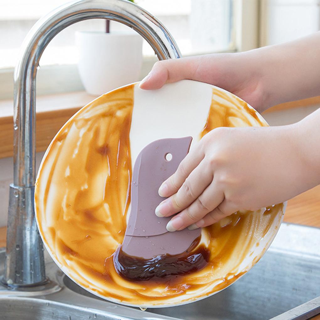 Tray Scraper Stain Remover Fine Workmanship Handily Gripped Household Accessories Convenience Kitchen Gadget Oil Spatula
