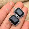 Black Spinel Gemstone Earring Handmade 925 Sterling Silver Jewelry For  Birthday Gift