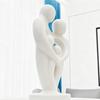 Plastic Abstract Family Sculpture Unique Parent-Child Figurine  Office Decor