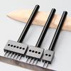 Black Leather DIY Round Hole Punching Tool Set