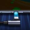 Ugreen 90° Angled Cable Usb C - Usb 2.0 480Mb/S 3A 3M Black (Us176)