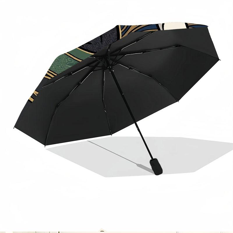 Betty Boop Print Automatic Open Close Umbrella, Portable Foldable Umbrella, for Outdoor Commute Camping Trip, Ideal Birthday Gift