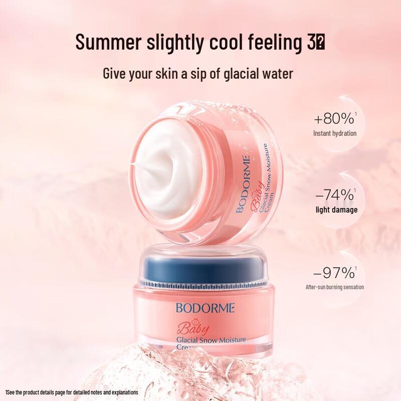 Beidemei Glacier Snow Melt Summer Face Cream for Kids