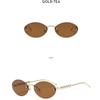 Ladies sunglasses, rimless oval sunglasses, pearl embellished sunglasses.