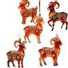 5/7/10 pcs New Year Christmas Tree Sheep Pendant Home Decor Christmas Decorations  New Year Gifts