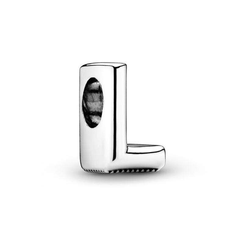Classic Letter Alphabet A-Z Silver 925 Charm Beads Fit Charms Bracelet  Beads for Women Jewelry Making Gifts